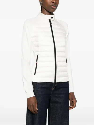Moncler Sweaters Light And Natural In White