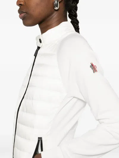Moncler Sweaters Light And Natural In White