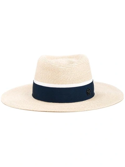 Shop Maison Michel 'charles' Straw Hat