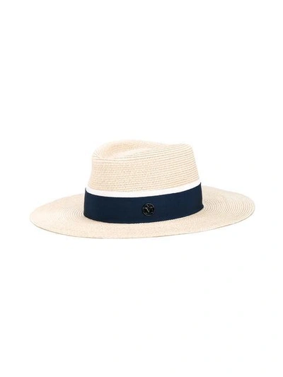 Shop Maison Michel 'charles' Straw Hat