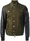 DSQUARED2 SHIRT EFFECT BOMBER JACKET,S74AM0679STN67411790312