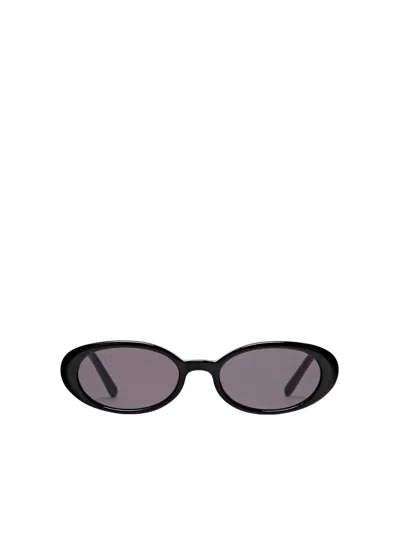 Massimo Dutti Gafa De Sol Mini Ovalada In Black