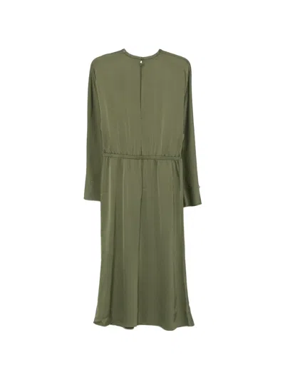 Filippa K Satin Midi Dress In Multi