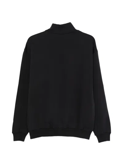 Auralee Half-zip Sweater In Black