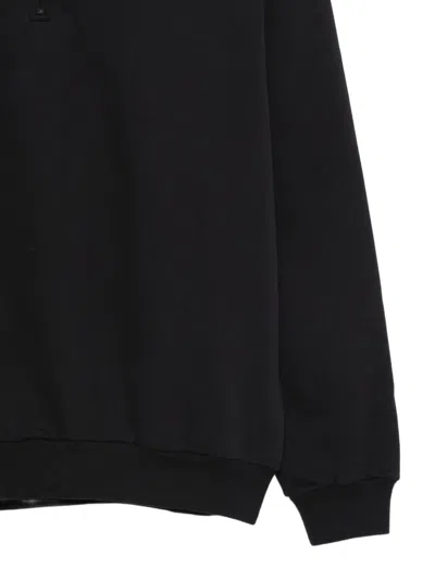 Auralee Half-zip Sweater In Black