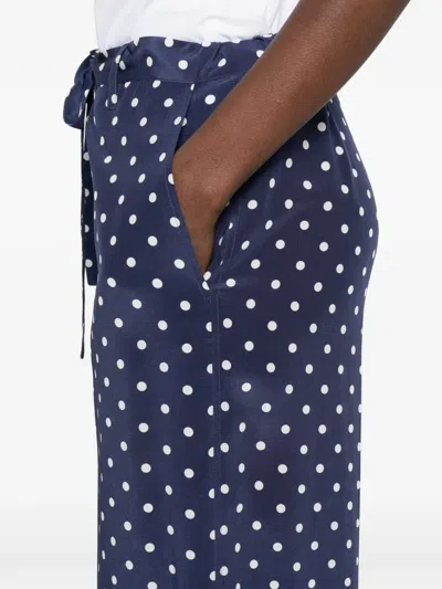 P.a.r.o.s.h Polka Dot-pattern Pants In Blue
