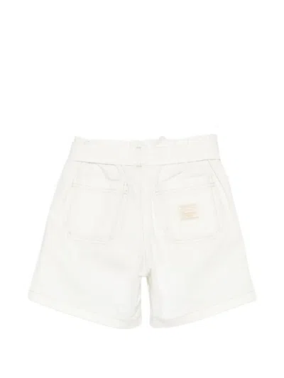 Bonpoint Lorrie Drawstring Shorts In White