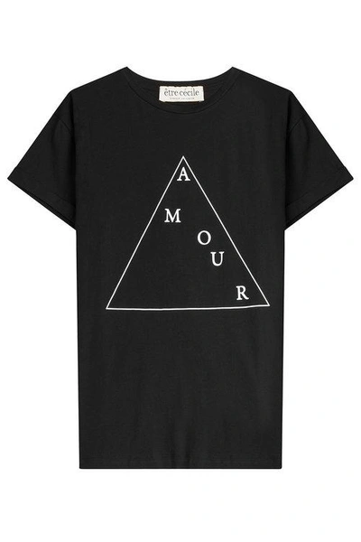 Etre Cecile Amour T-shirt In Black
