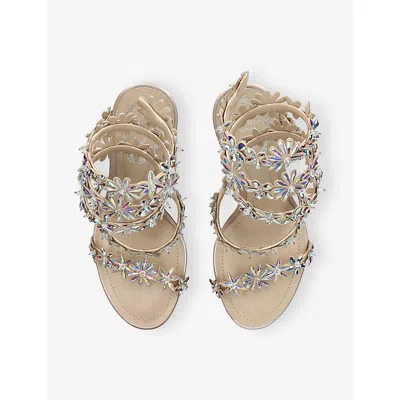 René Caovilla Flat Sandal Rene Caovilla Woman Color Pink In Multi