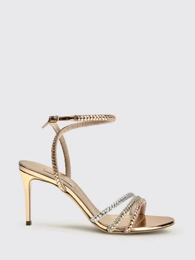 Casadei Julia Andromedea Embellished Ankle Strap Sandals In Pink