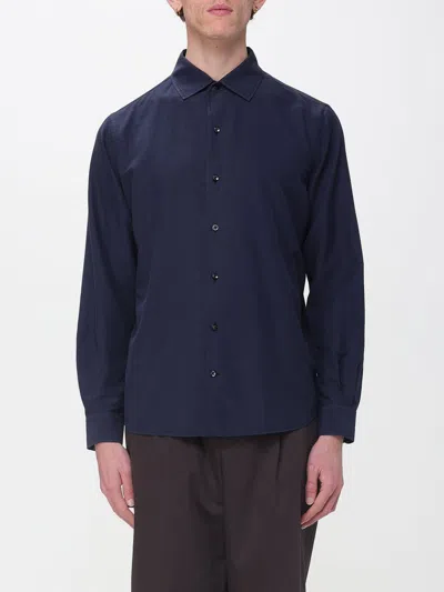 Agnona Buttoned Shirt In Blue