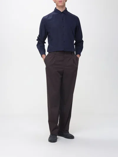 Agnona Buttoned Shirt In Blue