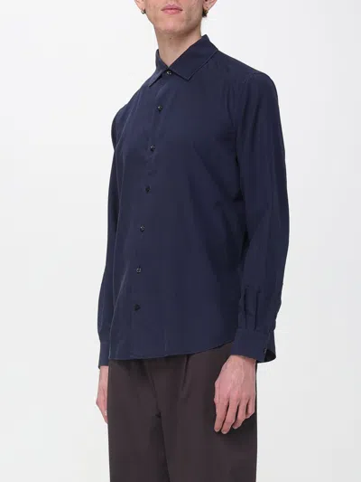 Agnona Buttoned Shirt In Blue