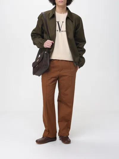 Valentino Garavani Cotton T-shirt With Made In Print Clothing In Nude