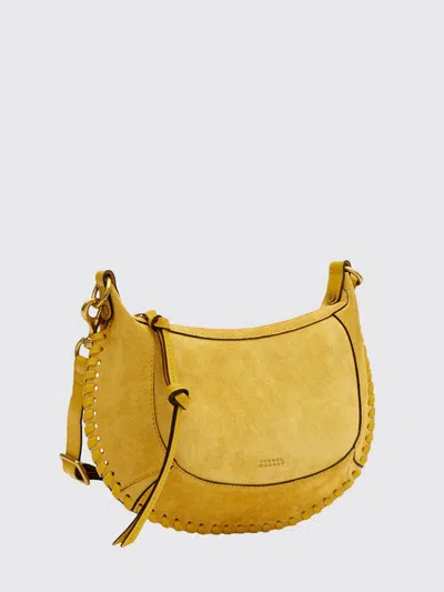 Isabel Marant Women "oskan Moon" Small Shoulder Bag In Yellow