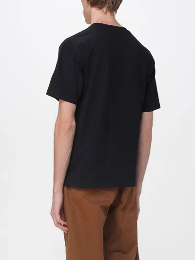 Valentino Garavani Cotton T-shirt With Panther Print In Black