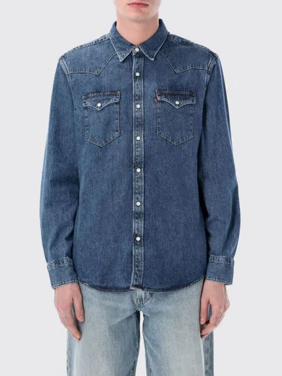 Levi's Barstow Western Denim Shirt In Red Cast Rinse