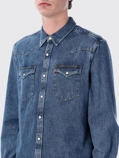 Levi's Barstow Western Denim Shirt In Red Cast Rinse
