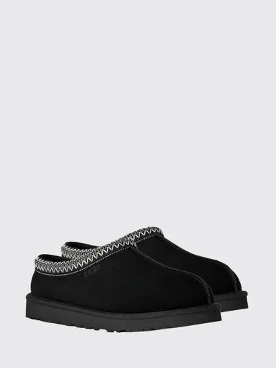 Ugg Tasman Ii 1174671-blk Slipper Men Black Suede Sheepskin Lined Slip-on Gug228