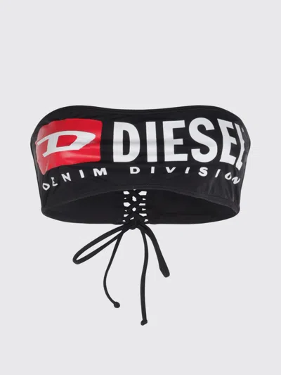 Diesel Printed Bikini Top In Multi