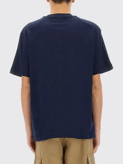 Lacoste Mens Classic Fit Cotton Jersey T-shirt In Blue