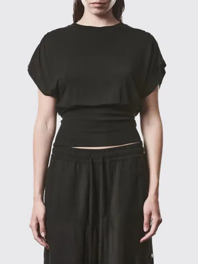 Thom Krom Gathered T-shirt In Black