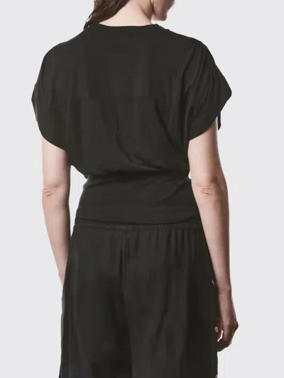Thom Krom Gathered T-shirt In Black