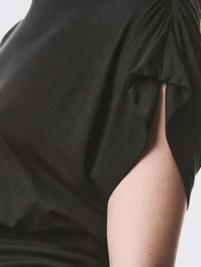Thom Krom Gathered T-shirt In Black