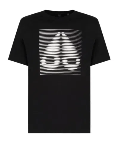 Moose Knuckles Round-neck Short-sleeved T-shirt In Black