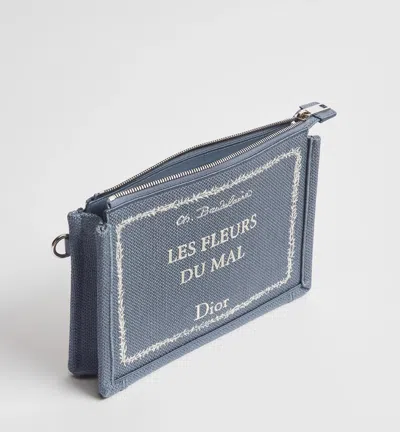 Dior A5 Triangle Pouch In Multi