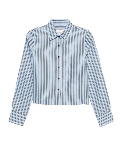 Closed Sky Blue Regular Stripes Shirt In Multi
