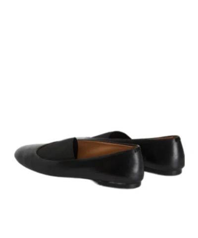 Jil Sander Calf Leather Slip-on Flat In Black