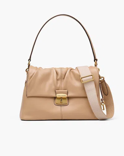 Marc Jacobs The Cristina Messenger Leather Shoulder Bag In Brown