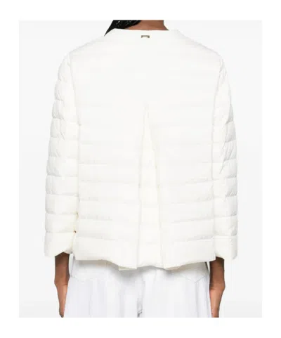 Herno Buttoned Puffer Jacket In Multi