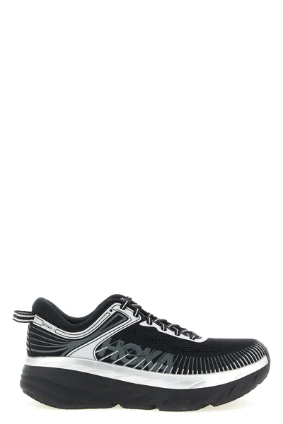 Hoka Mens  Bondi 7 In Black