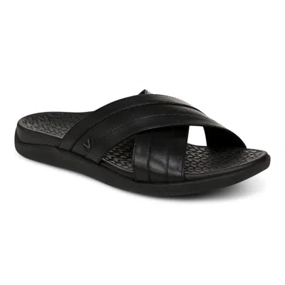Vionic Tide Slide Sandal In Black