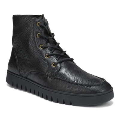 Vionic Uptown Jackson Lace Up Boot In Black