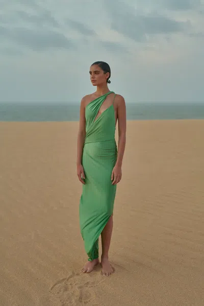 Baobab Lia Maxi Dress In Green