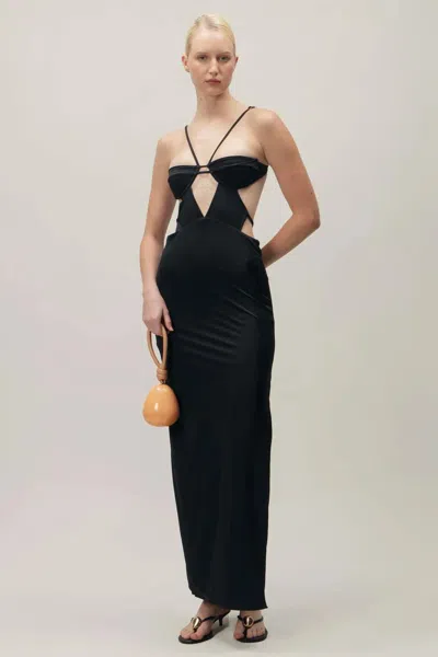 Baobab Amaral Maxi Dress In Black