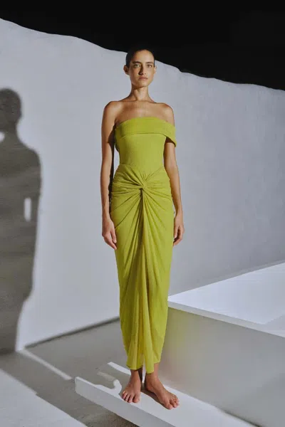 Baobab Aria Maxi Dress In Green