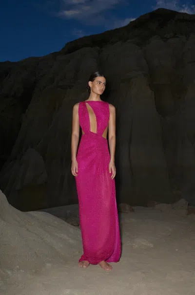 Baobab Zuri Maxi Dress In Pink