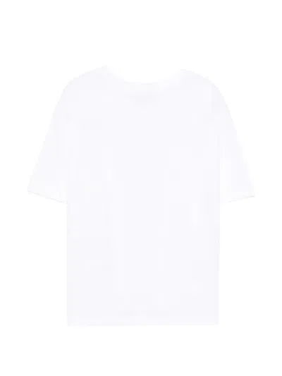 Msgm Polka Dot T-shirt In White