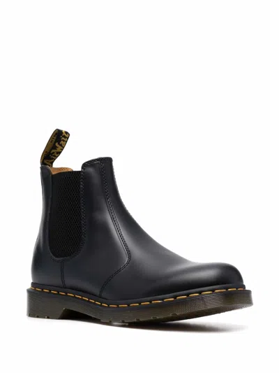 Dr. Martens Smooth Leather 2976 Vintage Made In England Chelsea Boots In Black