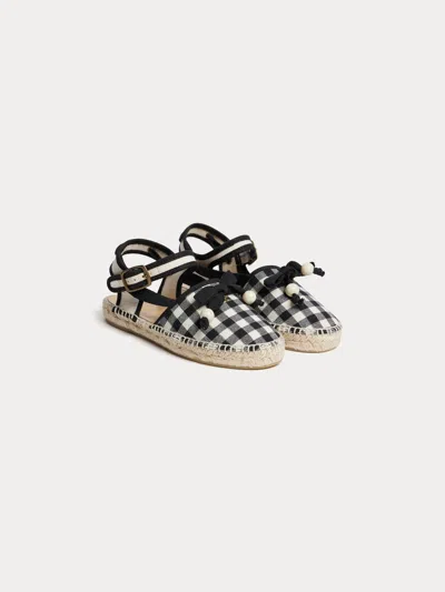 Bonpoint Evila Gingham Espadrilles In Multi