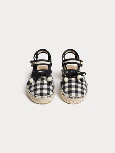 Bonpoint Evila Gingham Espadrilles In Multi
