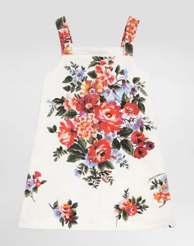 Dolce & Gabbana Floral-print Dress In Multi