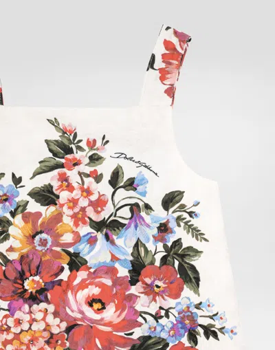 Dolce & Gabbana Floral-print Dress In Multi