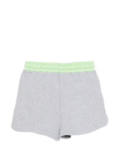 Msgm Drawstring-fastening Shorts In Gray