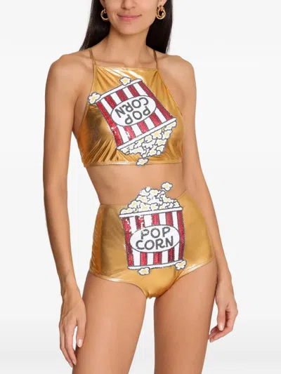 Brigitte Sequin-embellished Bikini In Multi