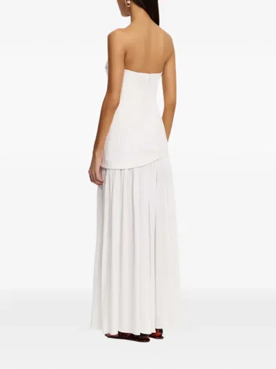 Significant Other Blyth Strapless Drop-waist Maxi Dress In White